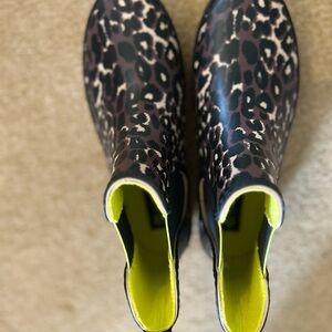 Sperry Leopard Print Ankle Boots